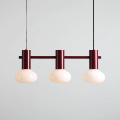 LAMPA WISZĄCA FLO 3 RUBY S (opal glass) 7000E27_S Aldex
