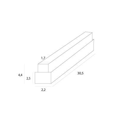 Zasilacz wewnętrzny 300W do szyn magnetycznych czarny MA0031 MaxLight