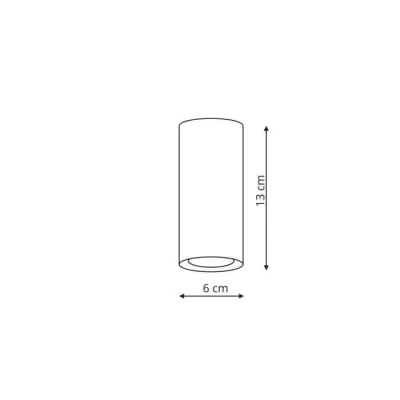 lafabryka.pl Manacor oczko białe 13 cm LP-232/1D - 130 Light Prestige
