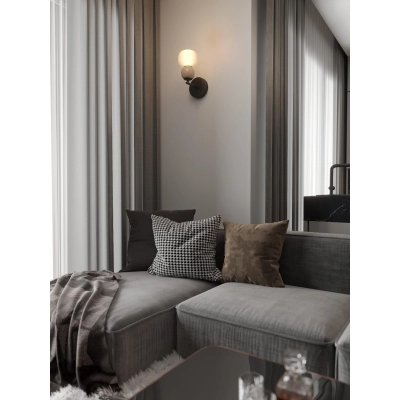 Kinkiet Modern 5w, Opal + Medium Brown W0399 MaxLight