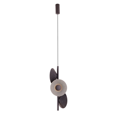 Lampa wisząca Puro Black&grey P0562 MaxLight
