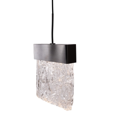 Lampa Wisząca Vetro Brushed Black P0574D MaxLight