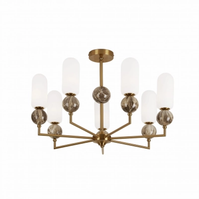 Lampa Wisząca Nova Gold 7l P0633 MaxLight