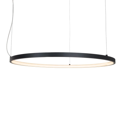 Lampa Wisząca Visual Hor 22W Black 60cm IP44 P0656 MaxLight