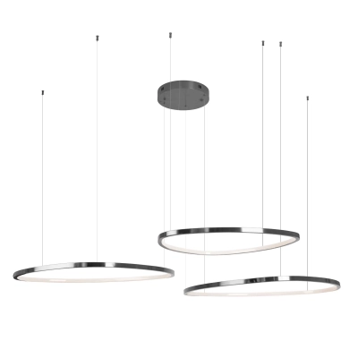 Lampa Wisząca Cayenne 3 Brushed Black P0663D MaxLight