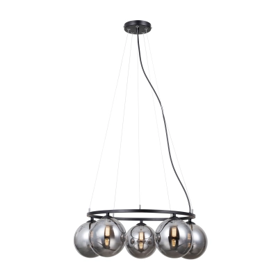 Lampa wisząca Molite PND-1098-5R-BK Italux