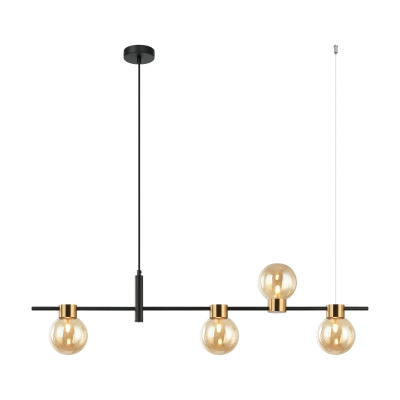 lafabryka.pl Bletter Lampa wisząca PND-5225-4-BK-AMB ITALUX