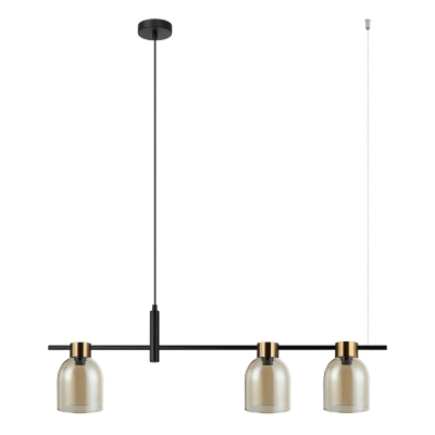 lafabryka.pl Lampa wisząca Servio PND-66892-3-BK-AMB ITALUX