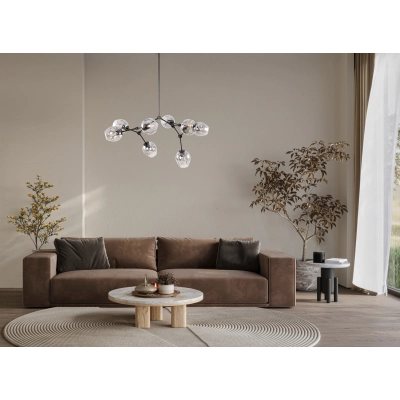 Lampa wisząca Ferral PND-75075-8-BK-SG ITALUX