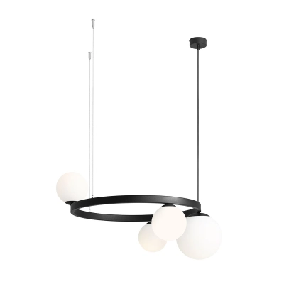 lafabryka.pl LAMPA WISZĄCA GARDA 4 RING BLACK 1099L1_R