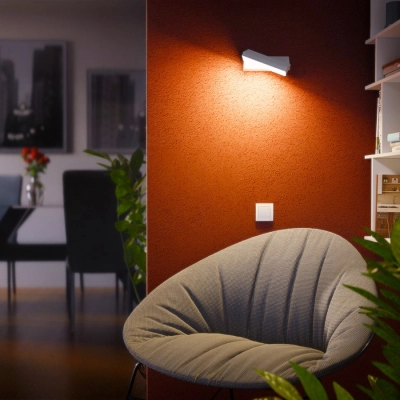 TWIST ścienna biała 230V LED 12W IP65 3000K R13615 Rendl light studio