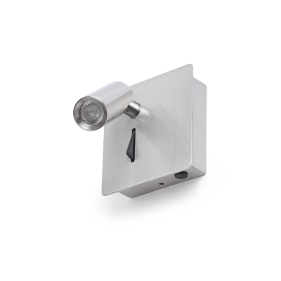 MIG ścienna nikiel mat 230V LED 3W 30° 3000K R13646 Rendl light studio