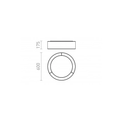 OTIS 60 sufitowa biała/biała 230V LED E27 4x15W R13807 Rendl light studio