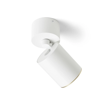 DARIO sufitowa biała mosiądz szczotkowana 230V LED GU10 9W R13867Rendl light studio