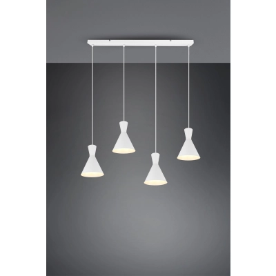 lafabryka.pl Lampa wisząca biała 4L ENZO R30784031 TRIO