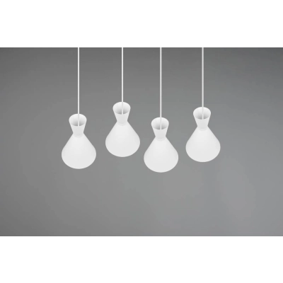 lafabryka.pl Lampa wisząca biała 4L ENZO R30784031 TRIO