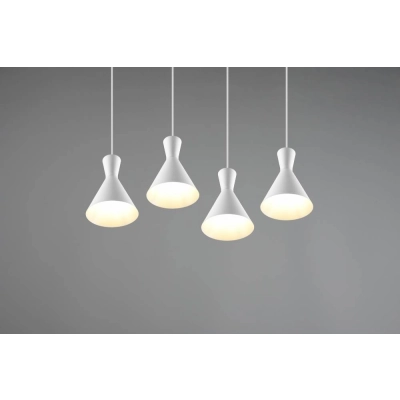 lafabryka.pl Lampa wisząca biała 4L ENZO R30784031 TRIO