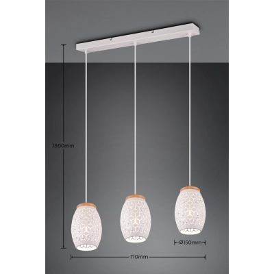 BIDAR – R31573031 excl. 3x E27 · max. 28W TRIO