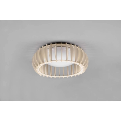 lafabryka.pl Lampa sufitowa LED drewniana 40 cm MONTE R62171130 TRIO