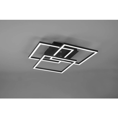 lafabryka.pl Lampa sufitowa LED czarna MOBILE R62883132 TRIO