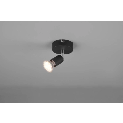 lafabryka.pl Lampa sufitowa czarna spot PARIS R80911032 TRIO