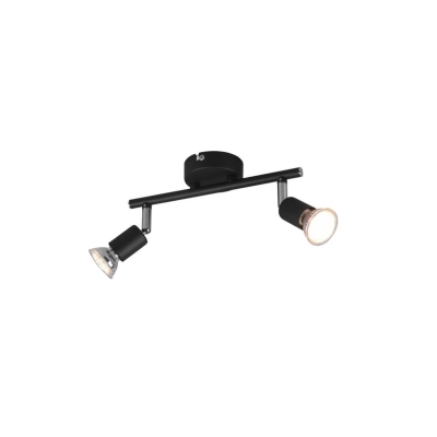 lafabryka.pl Lampa sufitowa czarna 2L PARIS R80912032 TRIO