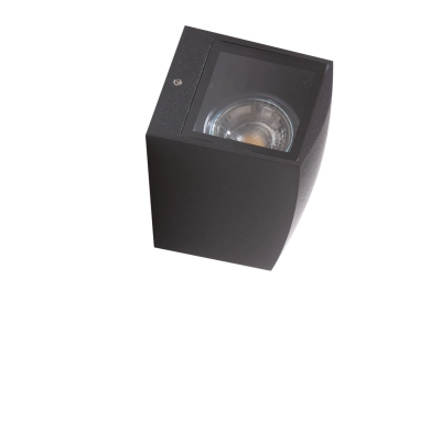 lafabryka.pl Rezia 1 (black) AZ4343 GU10 1x MAX 35W IP54 METAL GLASS AZZARDO