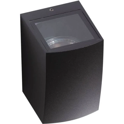 lafabryka.pl Rezia 1 (black) AZ4343 GU10 1x MAX 35W IP54 METAL GLASS AZZARDO