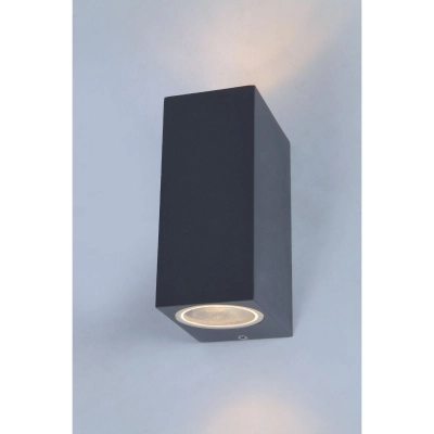 lafabryka.pl Rimini 2 Square (dark grey) AZ4312 GU10 2x Max 35W IP54 METAL AZZARDO
