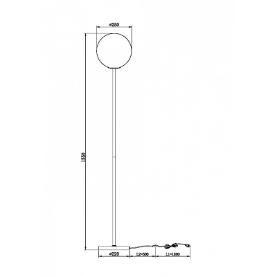 Lampa podłogowa Ring MOD013FL-01BS Maytoni