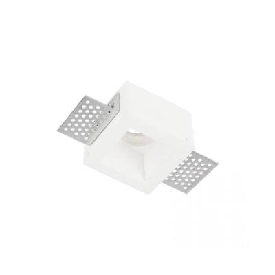 S047 TRIMLESS SQUARE GYPSUM SPOT 1XGU10 Zambelis Lights