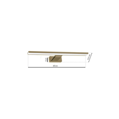 lafabryka.pl Kinkiet SHINE BRASS 13,8W LED ML7042 Milagro