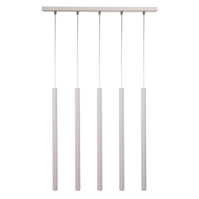 Lampa wisząca SOPEL 5 szary beż 41456 Sigma