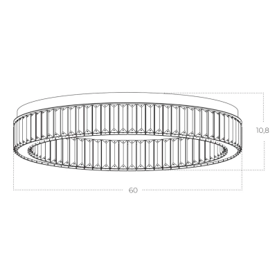 Plafon SPARK AZ5785 48W/3000K AZZARDO