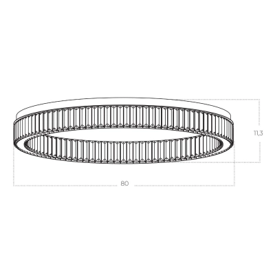 Plafon SPARK AZ5787 72W/3000K AZZARDO