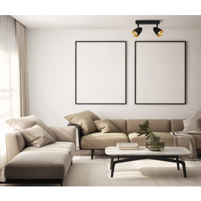 Spot Tino SPL-36748-2-BK-GD Italux