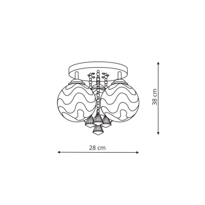 lafabryka.pl Sada 3 plafon LP-119/3C Light Prestige