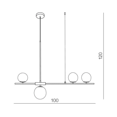lafabryka.pl Lampa wisząca Santander (black) AZ4418 AZZARDO