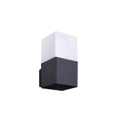 lafabryka.pl Kinkiet Sorano Wall (dark grey) AZ4357 E27 1x MAX.40W IP54 METAL PC AZZARDO