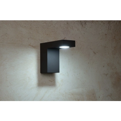 lafabryka.pl Kinkiet TEXAS LED 1x6W 3000K IP54 28850/23/30 Anthracite Lucide