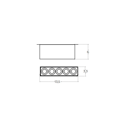 Plafon Tetris AZ6279 10W CCT DIMM biały AZZARDO