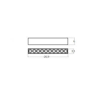 Plafon Tetris AZ6282 20W CCT DIMM czarny AZZARDO