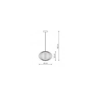 lafabryka.pl Lampa wisząca czarna 3000K TREVISO LP-798/1P S3 BK LIGHT PRESTIGE