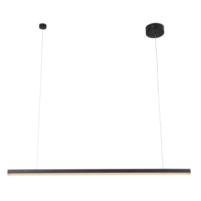 Trio 1 P0310D Lampa Wisząca Ściemnialna czarna MAXLIGHT