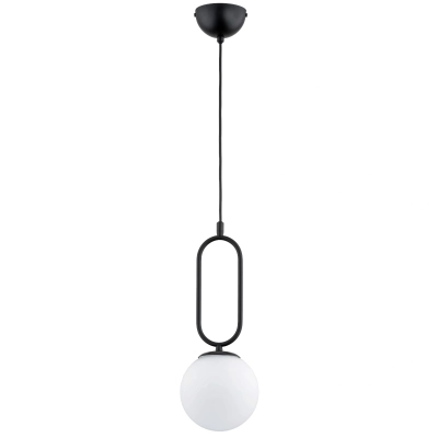 Lampa wisząca VAVIL CZARNO-BIAŁA 1xE14 15cm 61231 ALFA