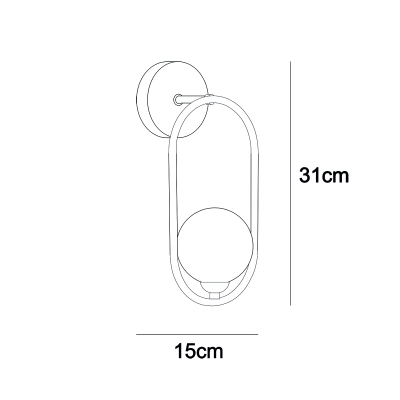 Kinkiet Lupus WL-3965-1-BL Italux