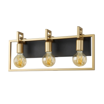 lafabryka.pl  Kinkiet Primero WL-44003-3-BK-GD ITALUX