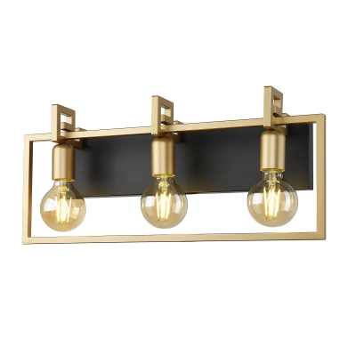 lafabryka.pl  Kinkiet Primero WL-44003-3-BK-GD ITALUX