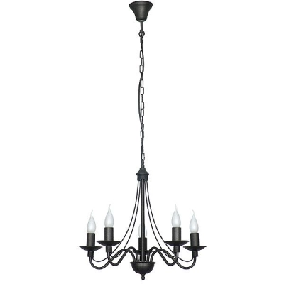 lafabryka.pl Lampa wisząca RÓŻA CZARNA 397F1 ALDEX