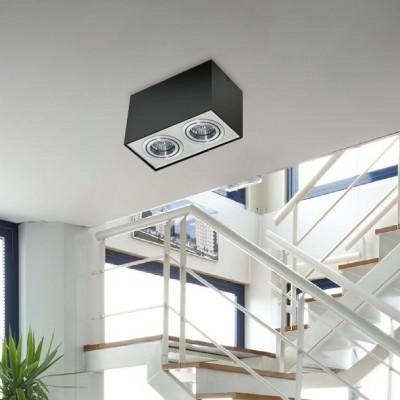 Plafon ELOY 2 Black ALU AZ1355